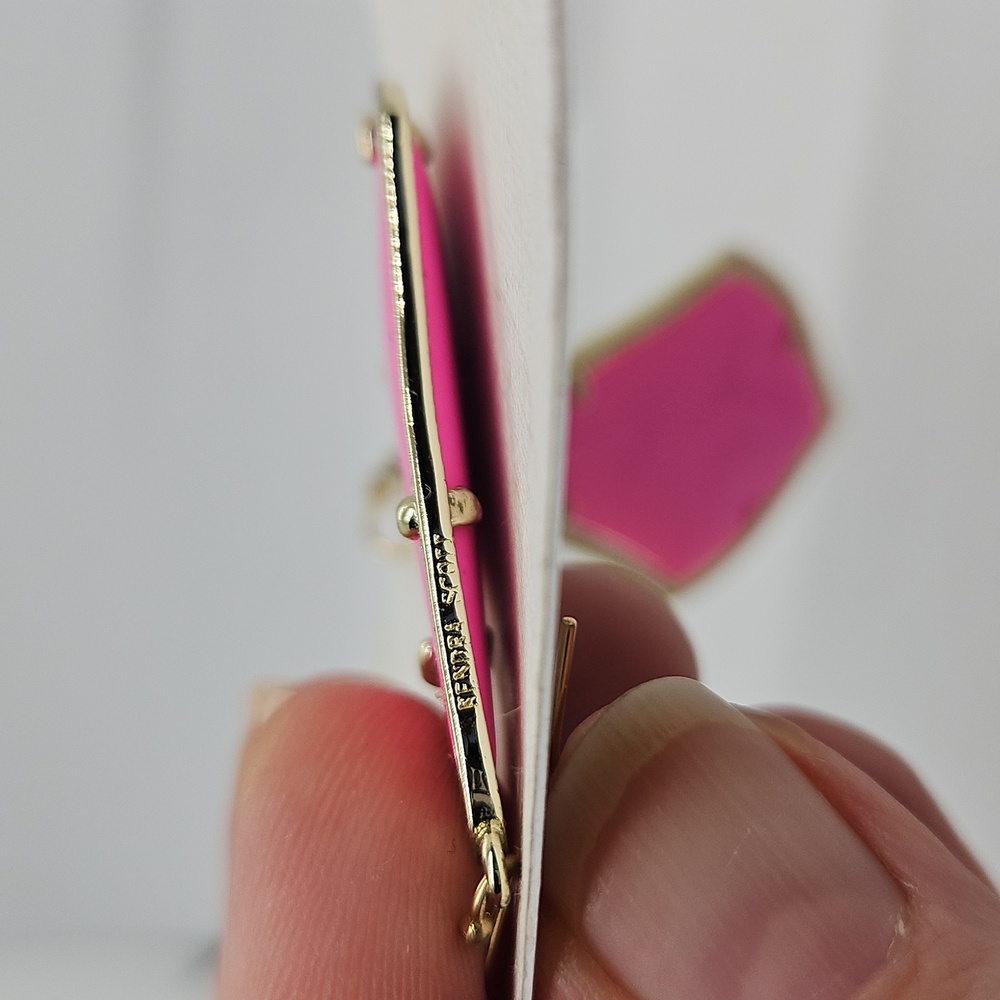 Kendra Scott Pink Alex Earrings - Picture 4 of 4